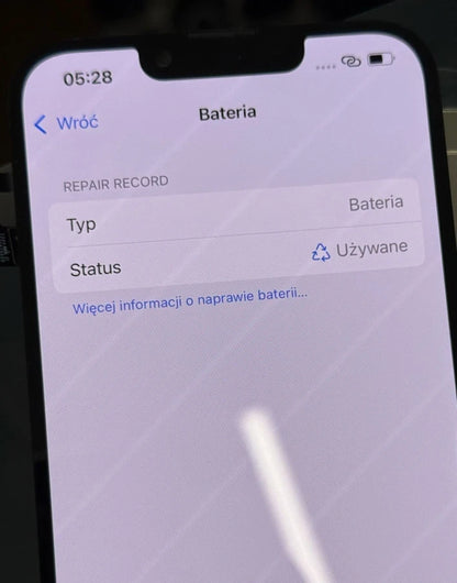 Bateria iPhone 15 Pro Max - kondycja baterii 100 procent